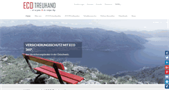 Desktop Screenshot of ecotreuhand.ch