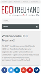 Mobile Screenshot of ecotreuhand.ch